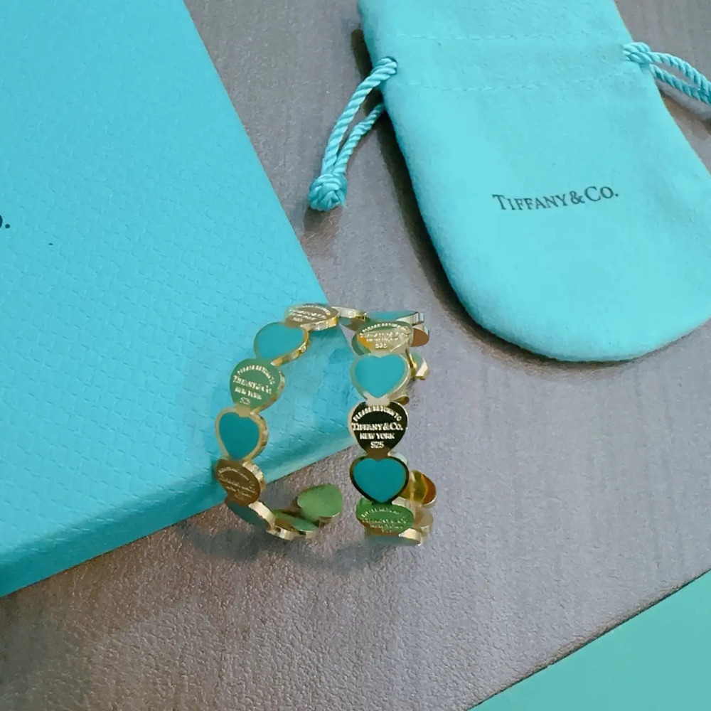 Tiffany & Co. Heart Hoop Earrings
